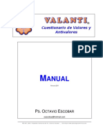 Manual Valanti