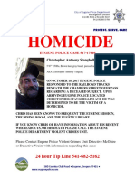 Homicide Investigation: Chris Stanghellini