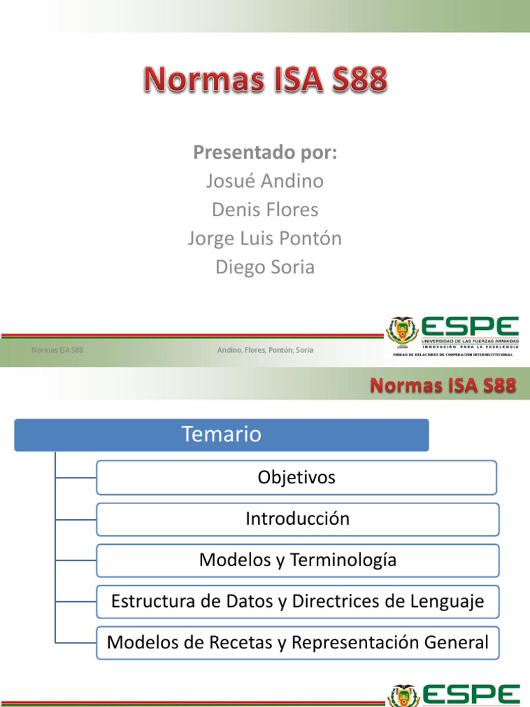 Normas ISA S88 en Automatización Industrial | PDF | Lenguaje de ...