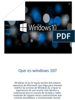 Presentación WINDOWS 10