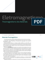 Paramagnetismo Dos Materiais