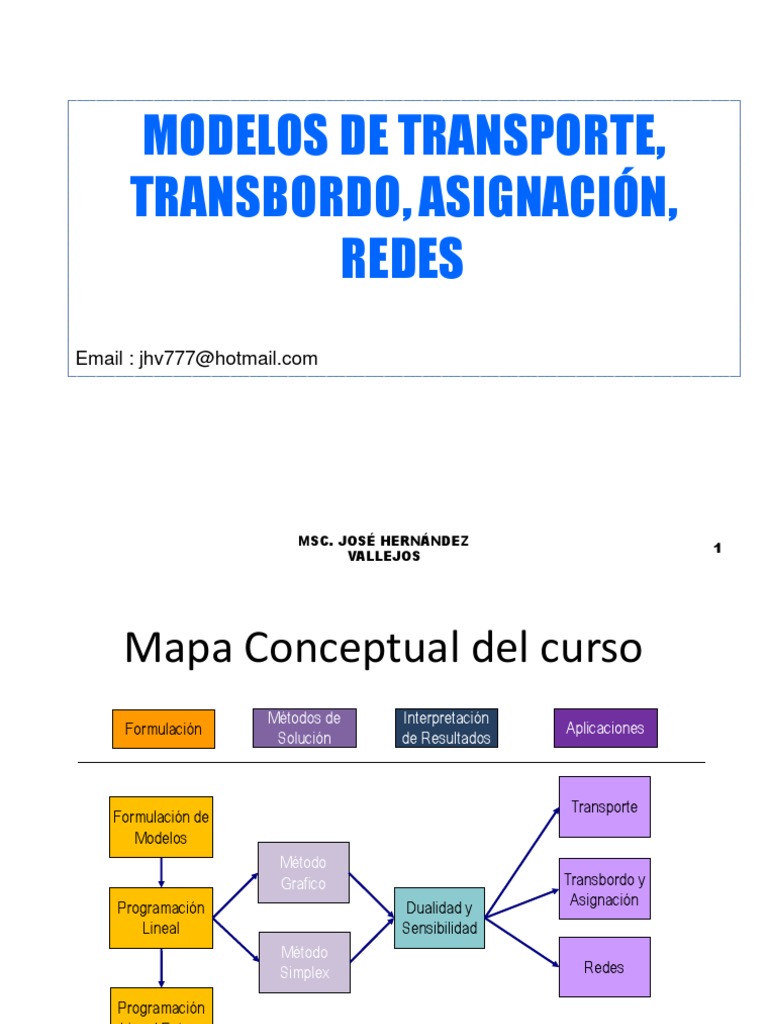 Modelos de Transporte y Optimización | PDF | Programación lineal ...