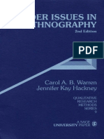 (Qualitative Research Methods) Carol A. B. Warren, Jennifer Kay Hackney-Gender Issues in Ethnography-SAGE Publications, Inc (2000)