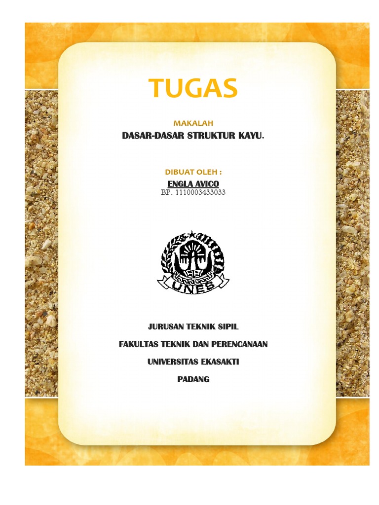 Materi Struktur Kayu Teknik Sipil Berbagi Struktur