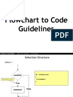Week3 - Jumail - Flowchart To Code Guidelines - IF - SWITCH Control Structure N Loop FOR-WHILE - DO PDF