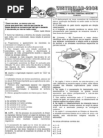 Geografia - Pré-Vestibular Impacto - Formação Histórico Territorial Brasileira - Exercícios III