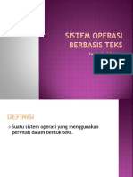 Sistem Operasi Berbasis Teks