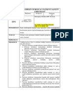 Spo Pengisian Surgical Patient Safety Checklist