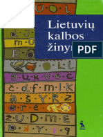 Lietuviu Kalbos Zinynas 2007 LT
