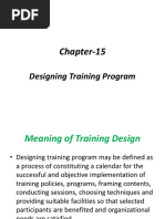 Training Design Process Overview | PDF
