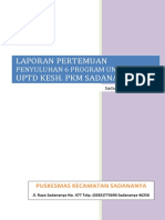 Laporan Sosialisasi Strata Posy