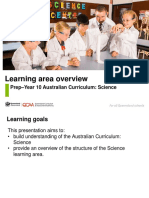 ac science learning area overview