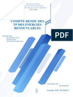 Compte-Rendu Des TP Des Energies Renouvlables