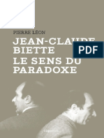 Pierre Leon Jean Claude Biette Le Sens Du Paradoxe 2013