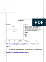 Sample Ex Parte Application For OSC For Civil Contempt in California