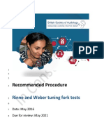 Recommended Procedure Tuning Forks 2016 1