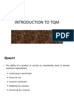Introduction to Tqm