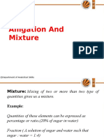 Alligation and Mixture 234