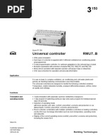 A6V10063560 - Data Sheet For Product - Universal Controllers RMU7..B - en