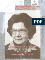 Prof. Fanula Papazoglu, Centenary Symposium 1917-2017, Belgrade October 17-18, 2017