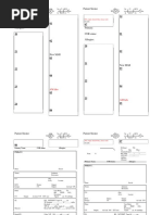 ICU Scut Sheet Template | PDF
