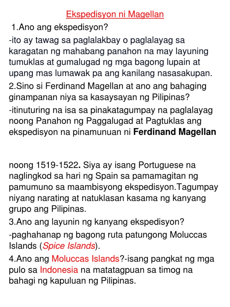 Ekspedisyon Ni Magellan Sa Pilipinas - Seve Ballesteros Foundation