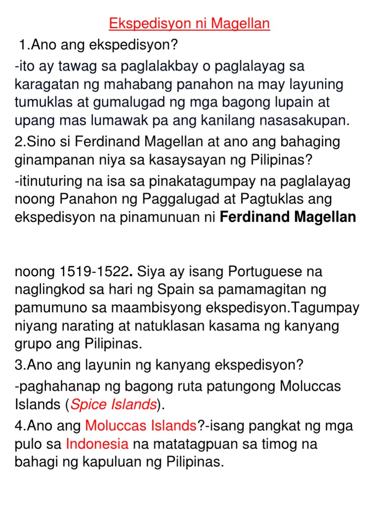 Paano Natuklasan Ni Magellan Ang Pilipinas