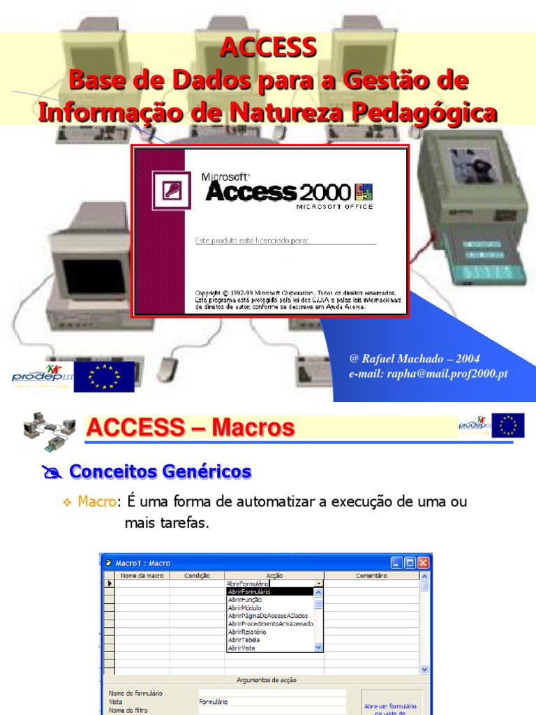 Access 10 Macros | PDF | Macro (Ciência da Computação) | Microsoft Access