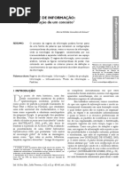 GÓMEZ, M. N. G. Regime de Informação Construção de Um Conceito. Informação e Sociedade, V.