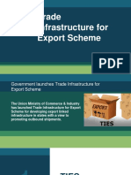 Trade Infrastructure For Export Scheme