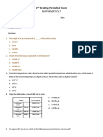 Math 2nd Grading Exam