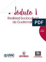 Moìdulo I Curso Realidad Sociocultural de Guatemala Con Anexo