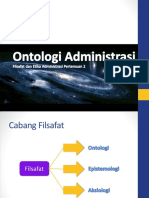 2 Ontologi Administrasi