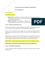 Procedimiento de 5 Pasos para Probar Una Hipotesis1 PDF