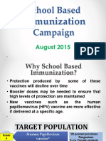 School Based Immunization-August