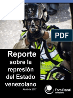 Informe Represion Abril 2017