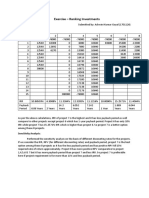 Ranking Investments