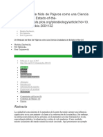 Un Webcast de Nido de Pájaros Como Una Ciencia Ciudadana de Estado