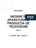 Initiere in Aparatura Si Productia de Televiziune