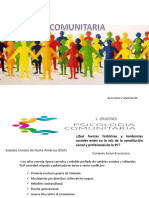 Psicologia Comunitaria Origenes Concepto Metodos. Dra Iraima v. Martinez M.