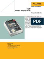 1323303004+fluke Biomedical 180 Electrical Safety Isolation Tester