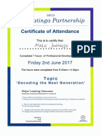 Panalating Partnership Training