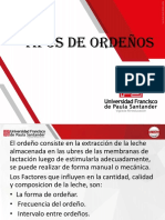 Tipos de Ordeños