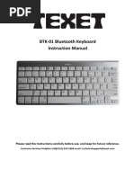 Elite KB300 Wireless Keyboard Manual | PDF | Bluetooth | Computer Keyboard