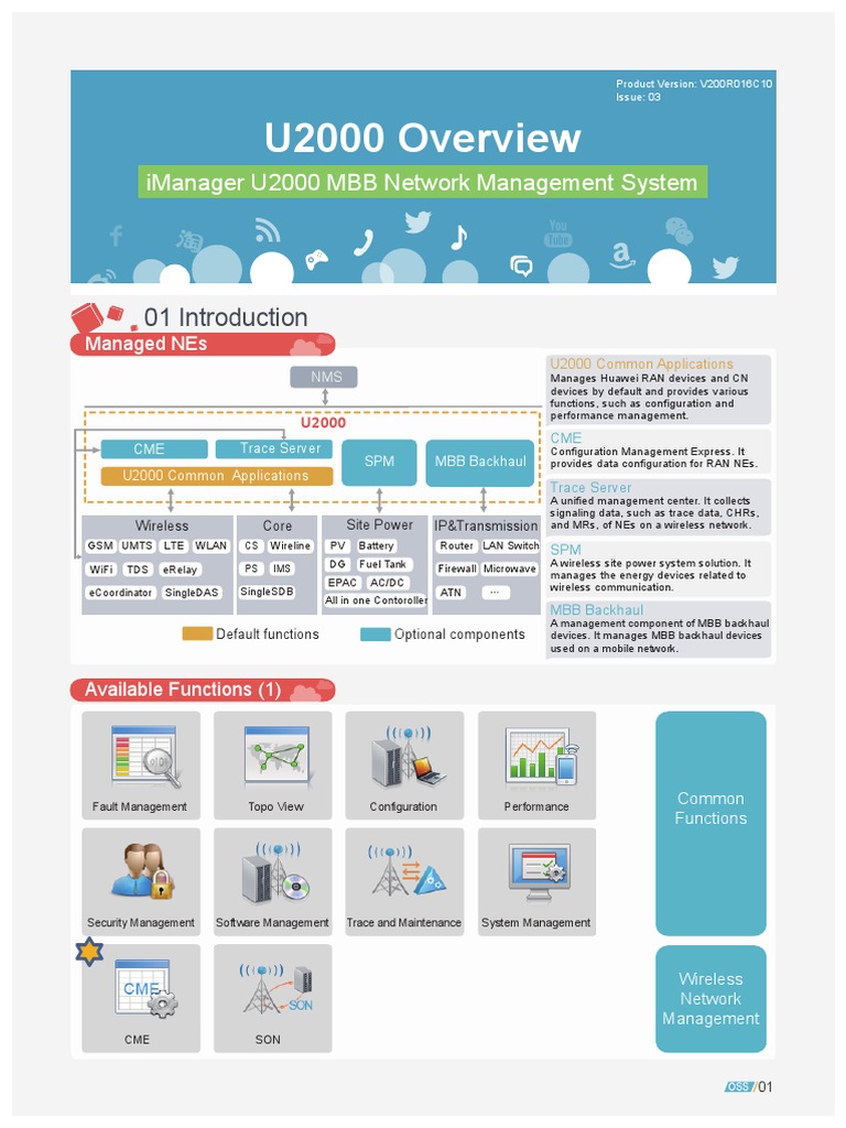 U2000 Poster U2000 Overview | PDF | Computer Network | Virtualization