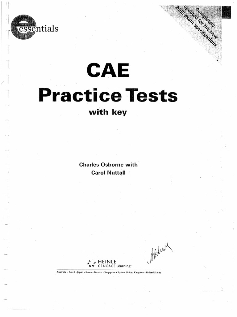 語学+参考書 CAE Practice Tests without Key Amazon.com: CAE Practice Tests - Teacher's Book (with