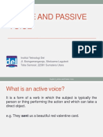 Week 01-English 2-Active and Passive Voice