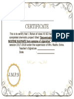 Certificate Real