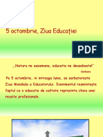 5 Octombrie, Ziua Educației 1