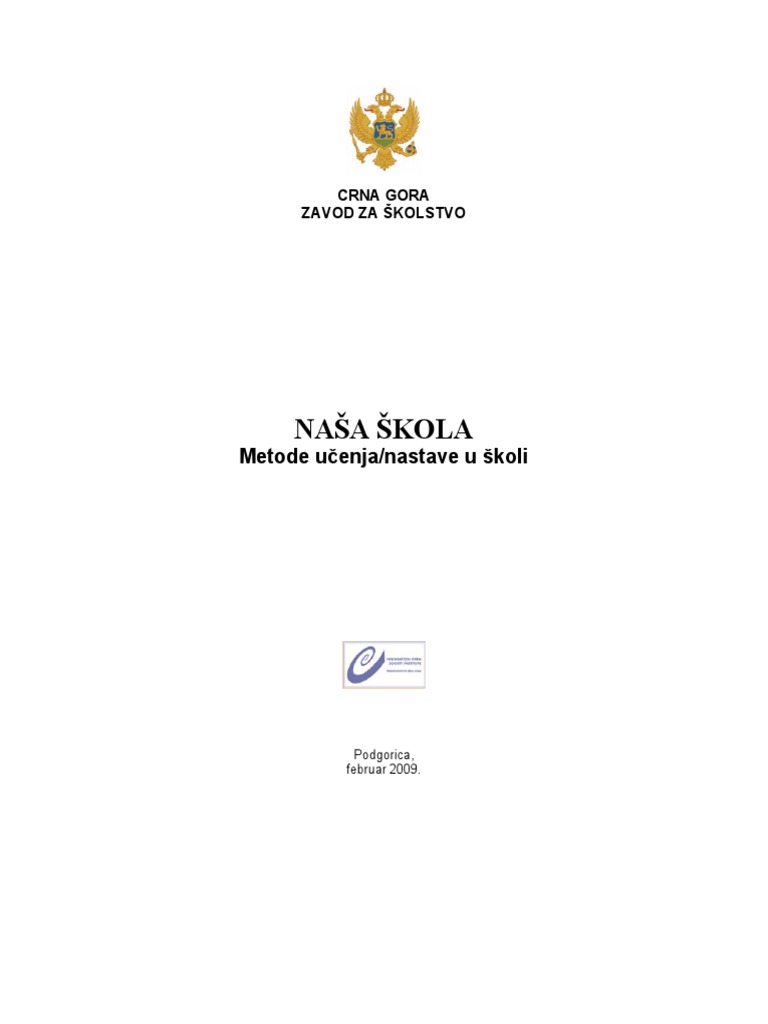 Metode Nastave - Ucenja PDF | PDF
